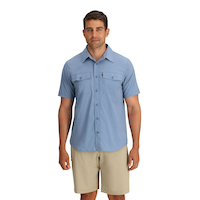 Outdoor Research Men's Way Station Shirt Front_Flat