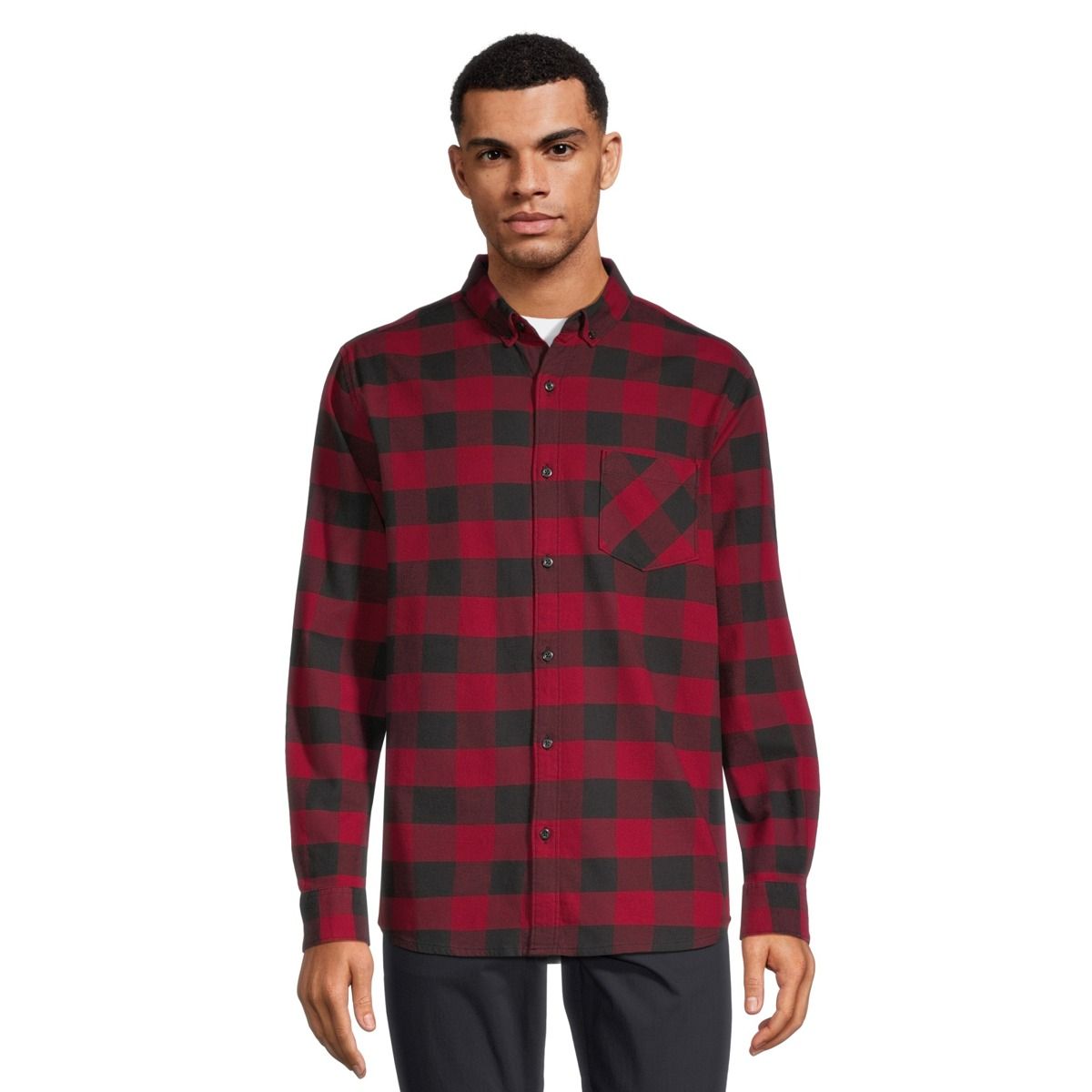 Ripzone Men’s Monte 2.0 Stretch Long Sleeve Flannel Shirt