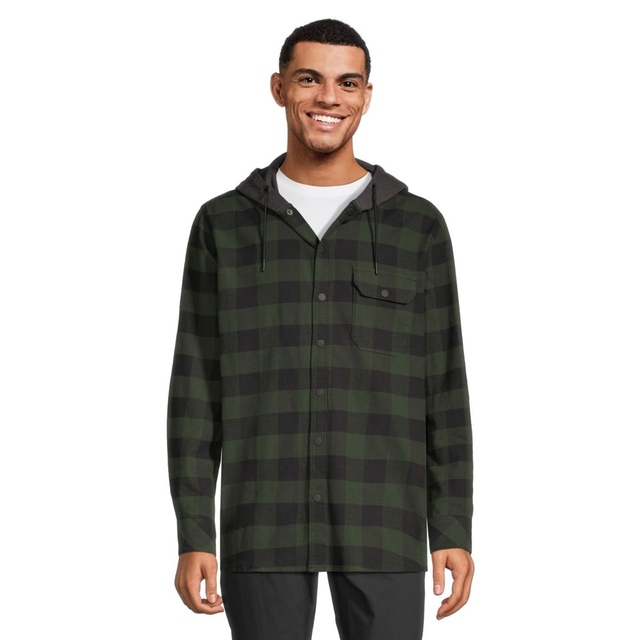 Ripzone Men’s Sierra 2.0 Hooded Flannel Shirt