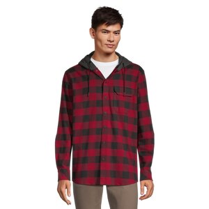 Ripzone Men’s Sierra 2.0 Hooded Flannel Shirt