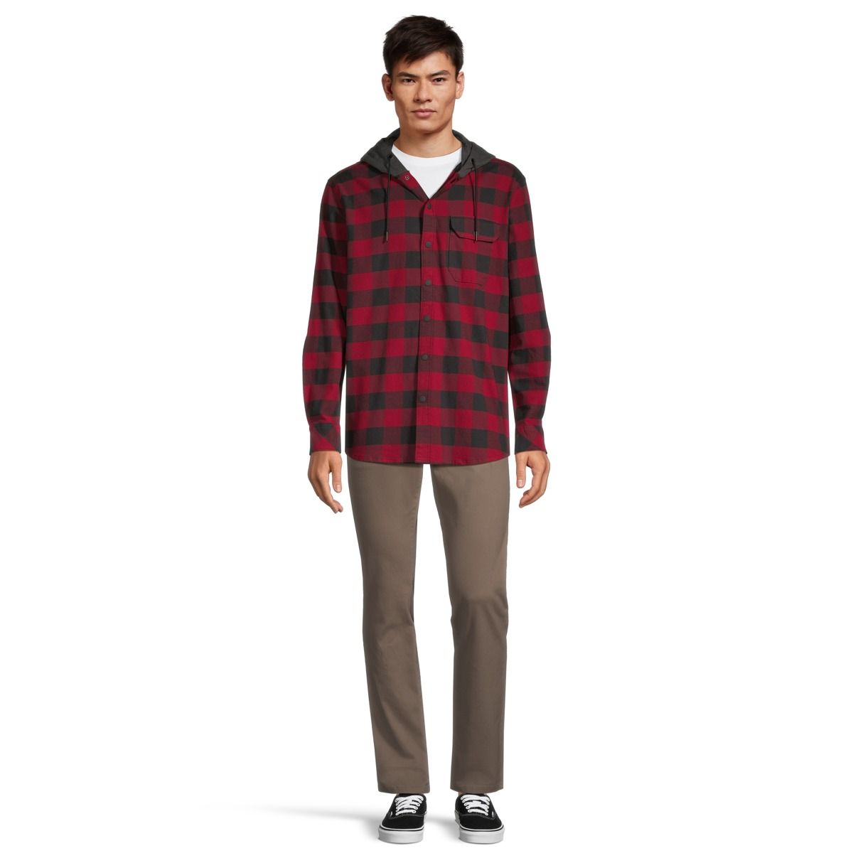 Ripzone Men’s Sierra 2.0 Hooded Flannel Shirt