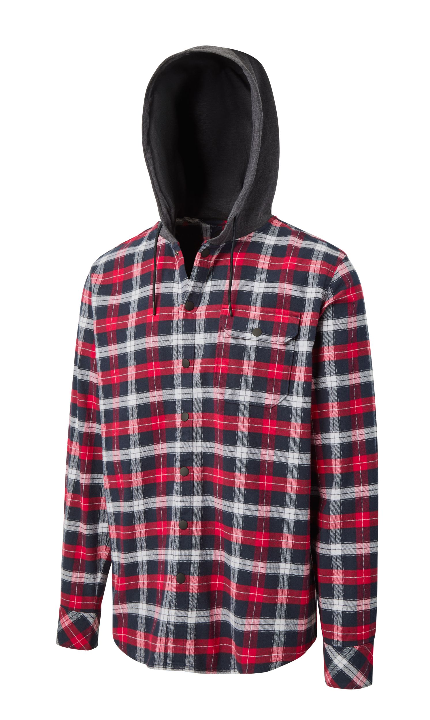 Ripzone Men's Sierra 2.0 Hooded Flannel Shirt