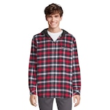 Ripzone Men's Sierra 2.0 Hooded Flannel Shirt Front_Flat
