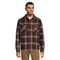 Ripzone Men's Buffalo 2.0 Shacket Front_Flat
