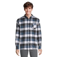 Ripzone Men's Divide Stretch Flannel Shirt Front_Flat