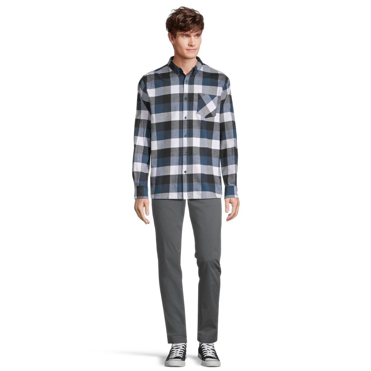 Ripzone Men's Divide Stretch Flannel Shirt