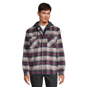 Ripzone Men's Lance 2.0 Hooded Flannel Shirt