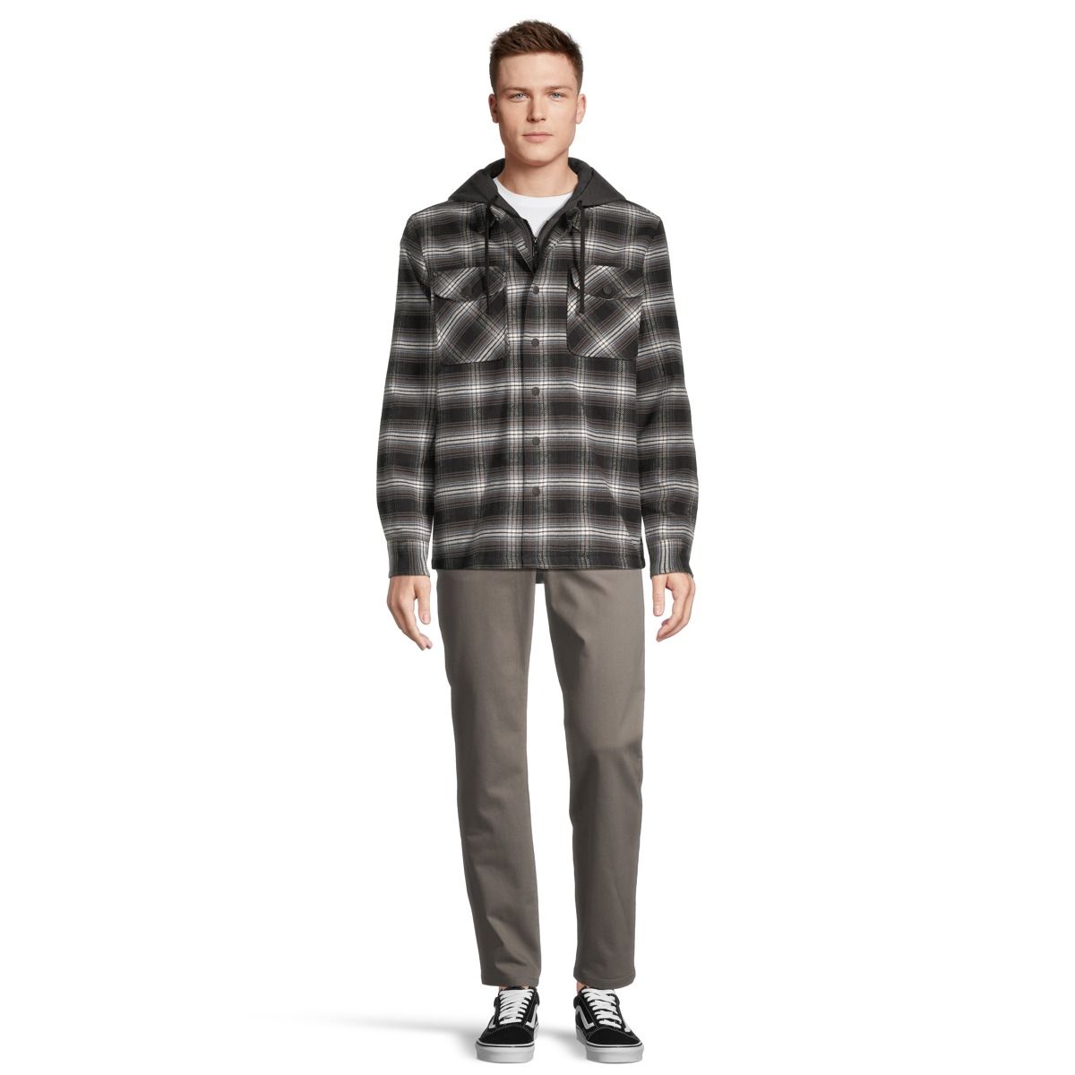Ripzone Men's Lance 2.0 Hooded Flannel Shirt