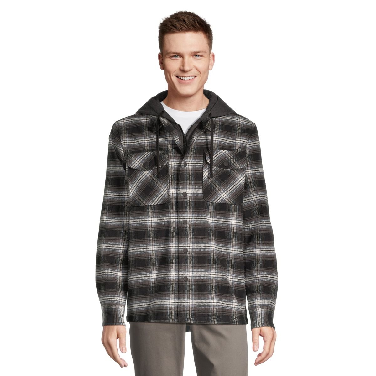 Ripzone Men's Lance 2.0 Hooded Flannel Shirt