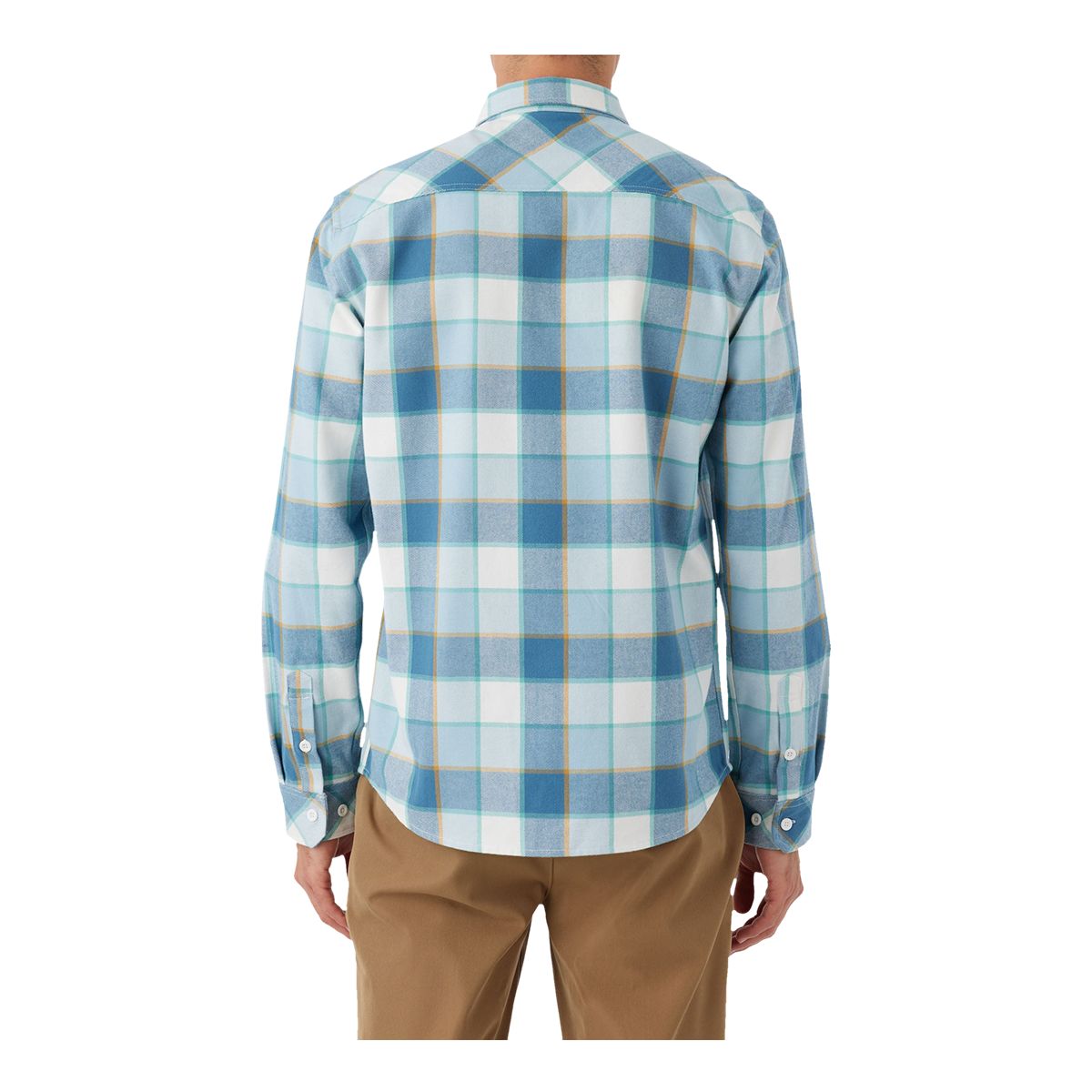 O'Neill Men's Winslow Plaid Woven Long Sleeve Flannel Shirt