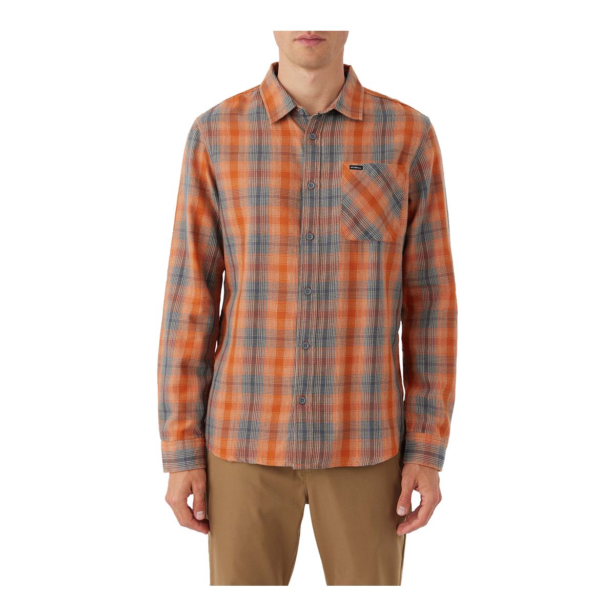 O'Neill Men's Prospect Woven Long Sleeve Flannel Shirt