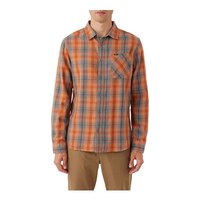 O'Neill Men's Prospect Woven Long Sleeve Flannel Shirt Front_Flat