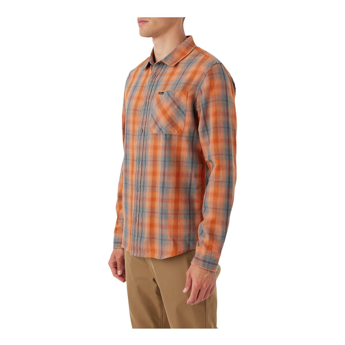 O'Neill Men's Prospect Woven Long Sleeve Flannel Shirt