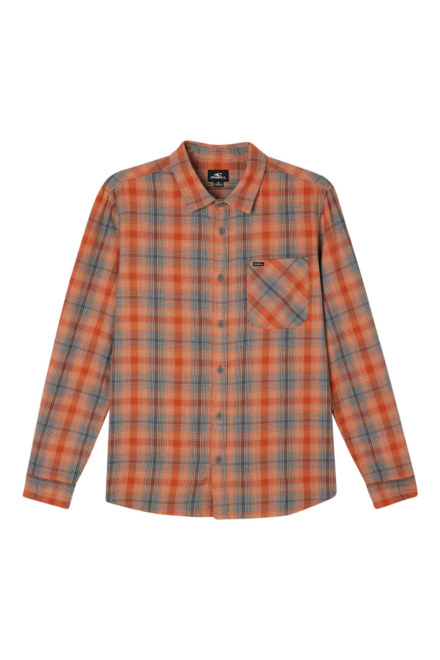 O'Neill Men's Prospect Woven Long Sleeve Flannel Shirt