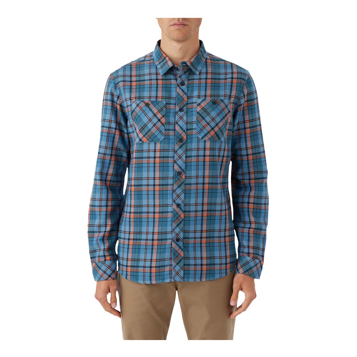 O'Neill Men's OG Jonez Woven Long Sleeve Flannel Shirt