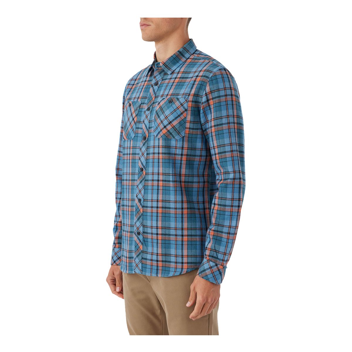 O'Neill Men's OG Jonez Woven Long Sleeve Flannel Shirt