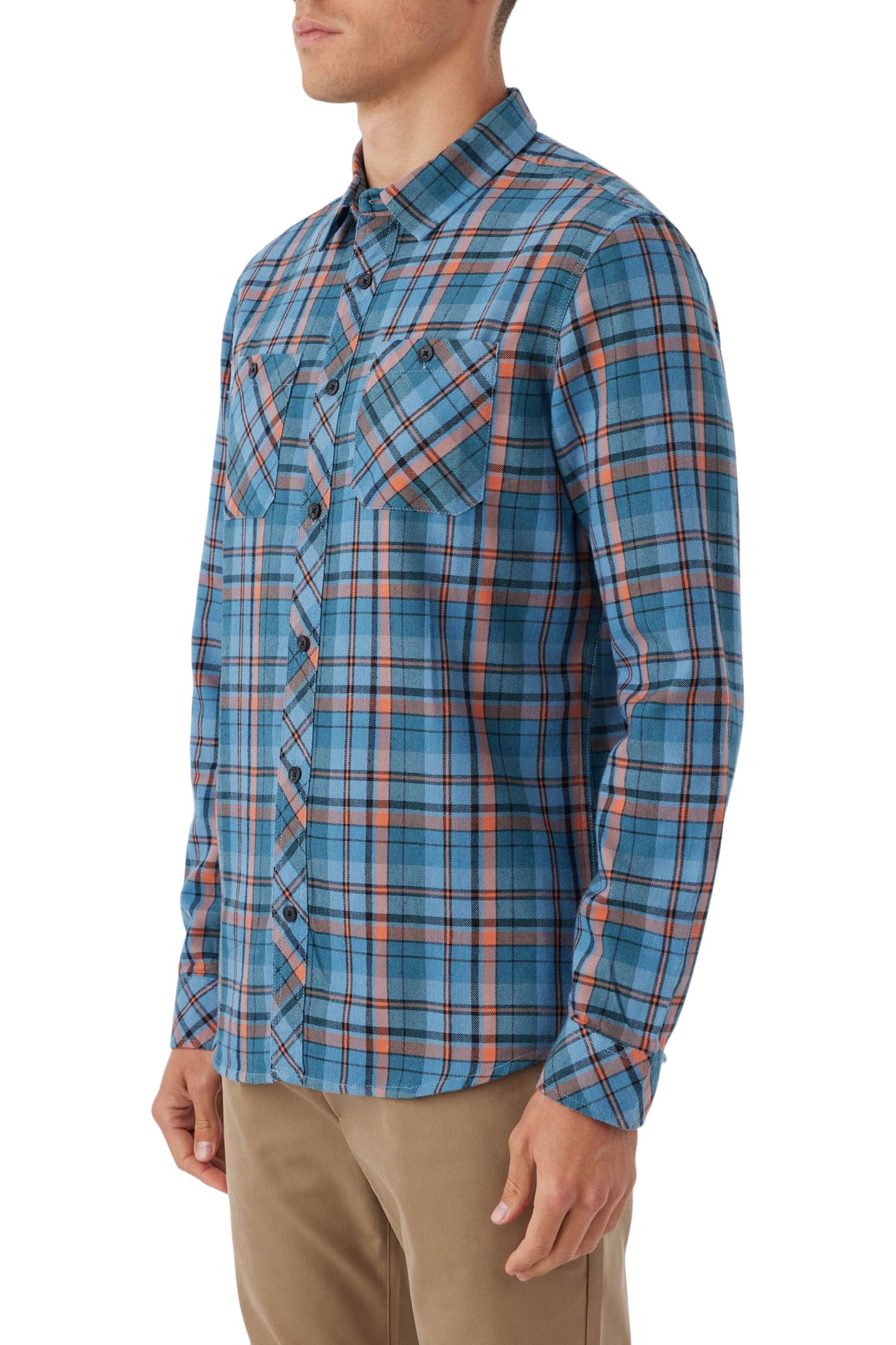 O'Neill Men's OG Jonez Woven Long Sleeve Flannel Shirt