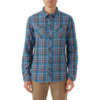 O'Neill Men's OG Jonez Woven Long Sleeve Flannel Shirt Front_Flat