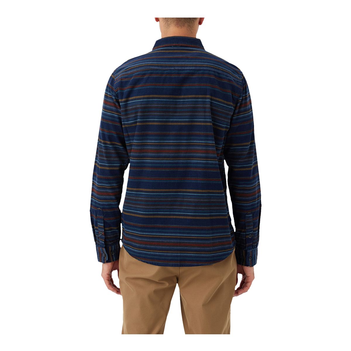 O'Neill Men's Caruso Stripe Cord Woven Long Sleeve Shirt