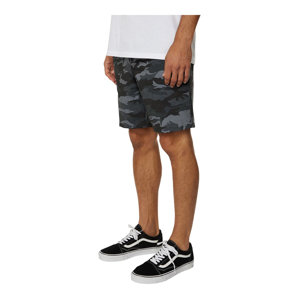 O'Neill Men's Reserve Elastic Waist 18 Inch Hybrid Shorts