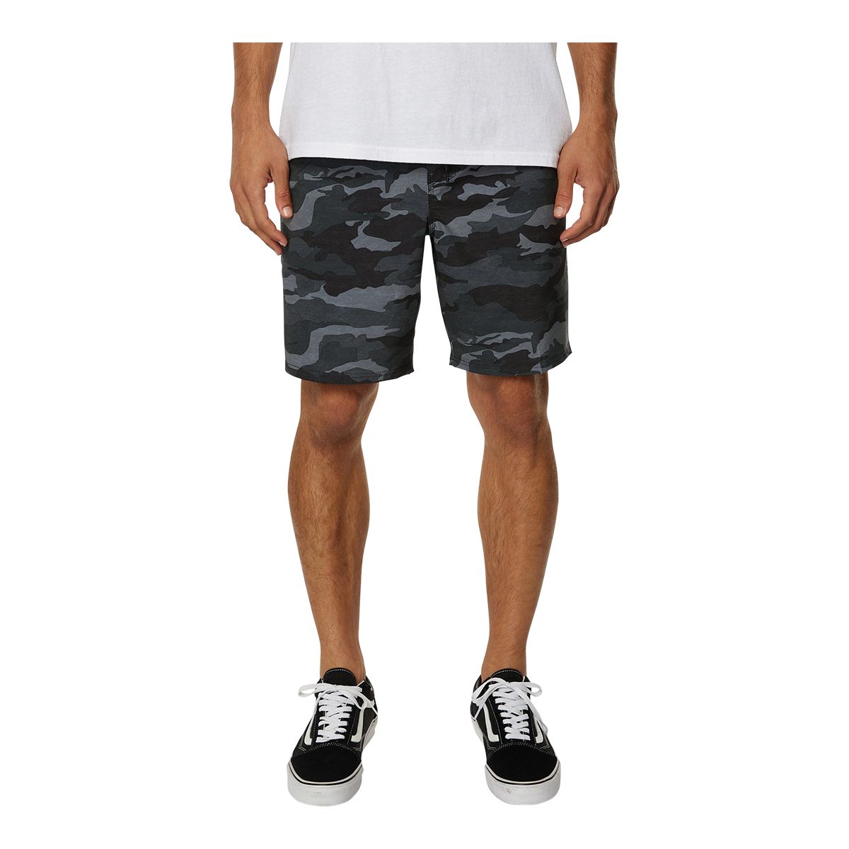O'Neill Men's Reserve Elastic Waist 18 Inch Hybrid Shorts