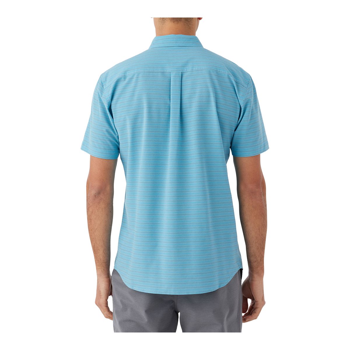O'Neill Men's TRVLR UPF Traverse Stripe Woven T Shirt