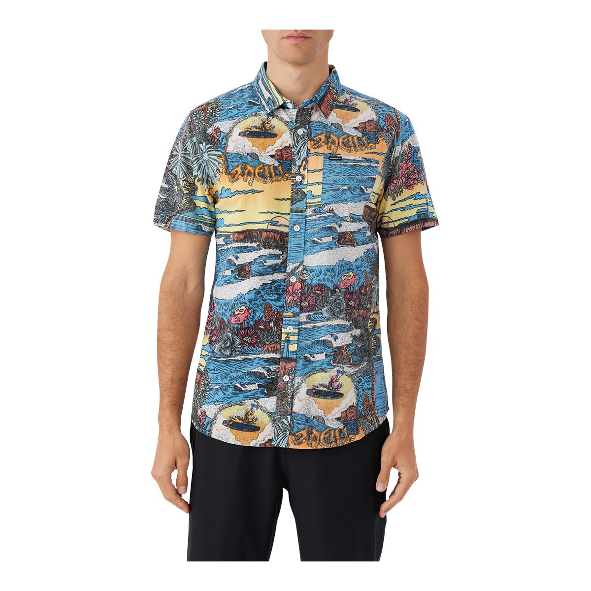 O'Neill Men's Artist Series Oasis Eco Woven T Shirt