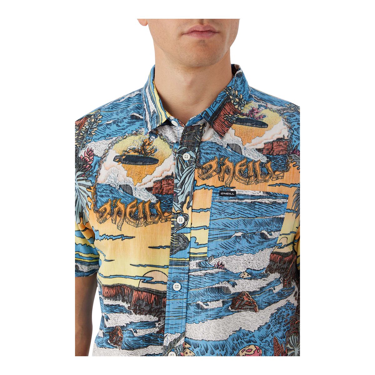 O'Neill Men's Artist Series Oasis Eco Woven T Shirt