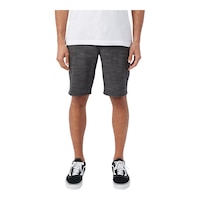 O'Neill Men's Reserve Slub 20 Inch Hybrid Shorts Front_Flat