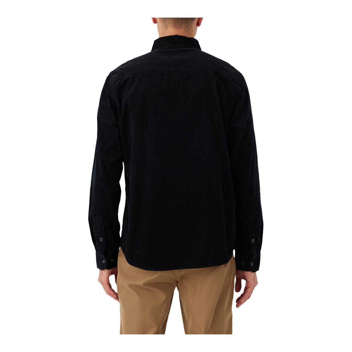 O'Neill Men's Caruso Solid Long Sleeve Flannel Shirt