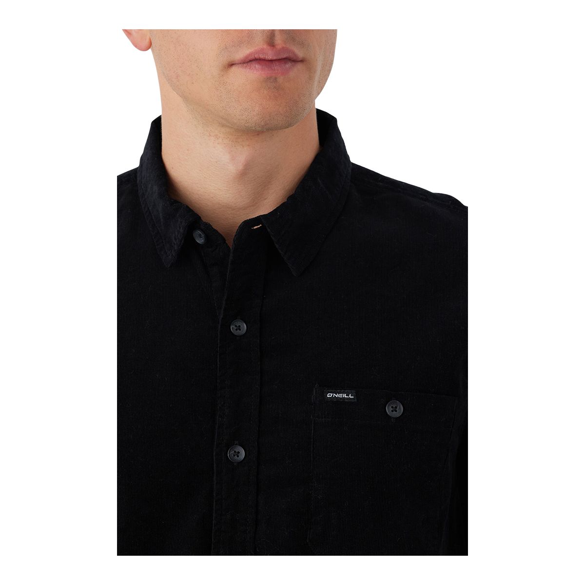 O'Neill Men's Caruso Solid Long Sleeve Flannel Shirt