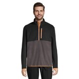 Woods Men's Blakiston II Quarter Zip Fleece Top Front_Flat