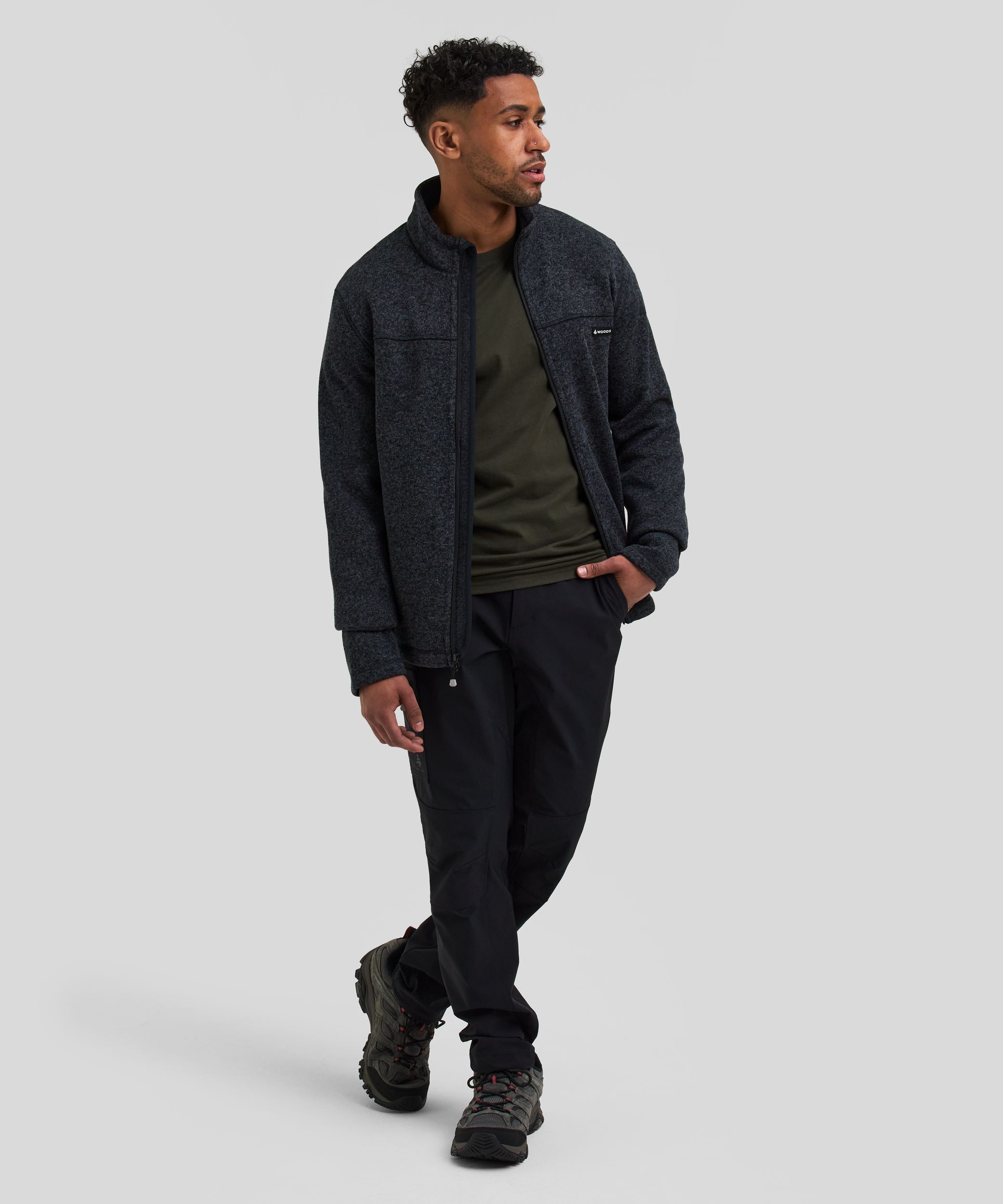 Woods Men's Matier Fleece Zip Up Top
