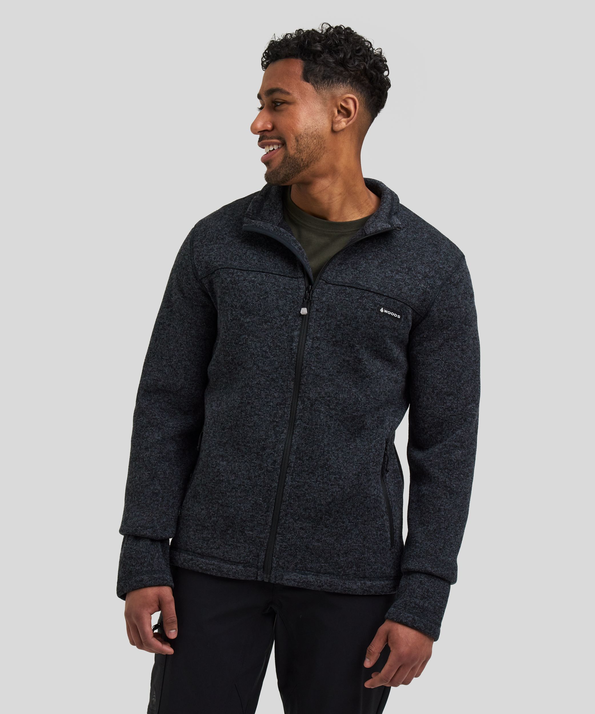 Woods Men's Matier Fleece Zip Up Top