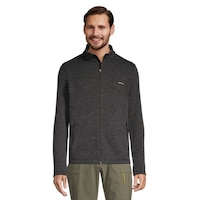 Woods Men's Matier Fleece Zip Up Top Front_Flat