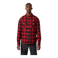 Helly Hansen Men's Lokka Organic Long Sleeve Flannel Shirt Front_Flat