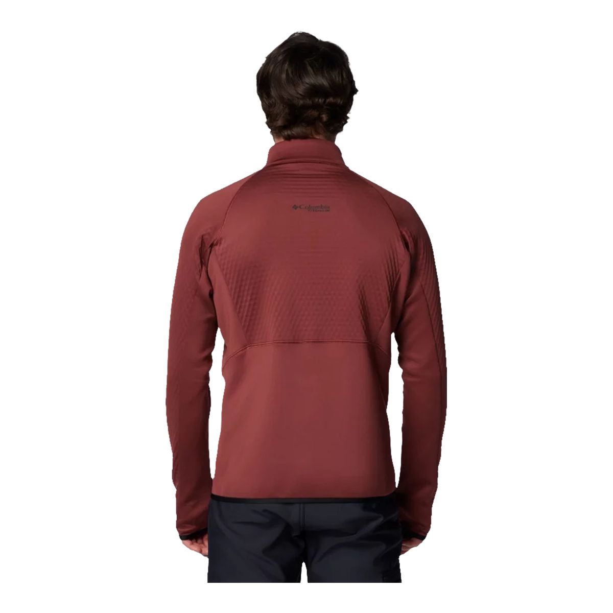 Columbia Men's Crystal Leaf Half Zip Long Sleeve Top