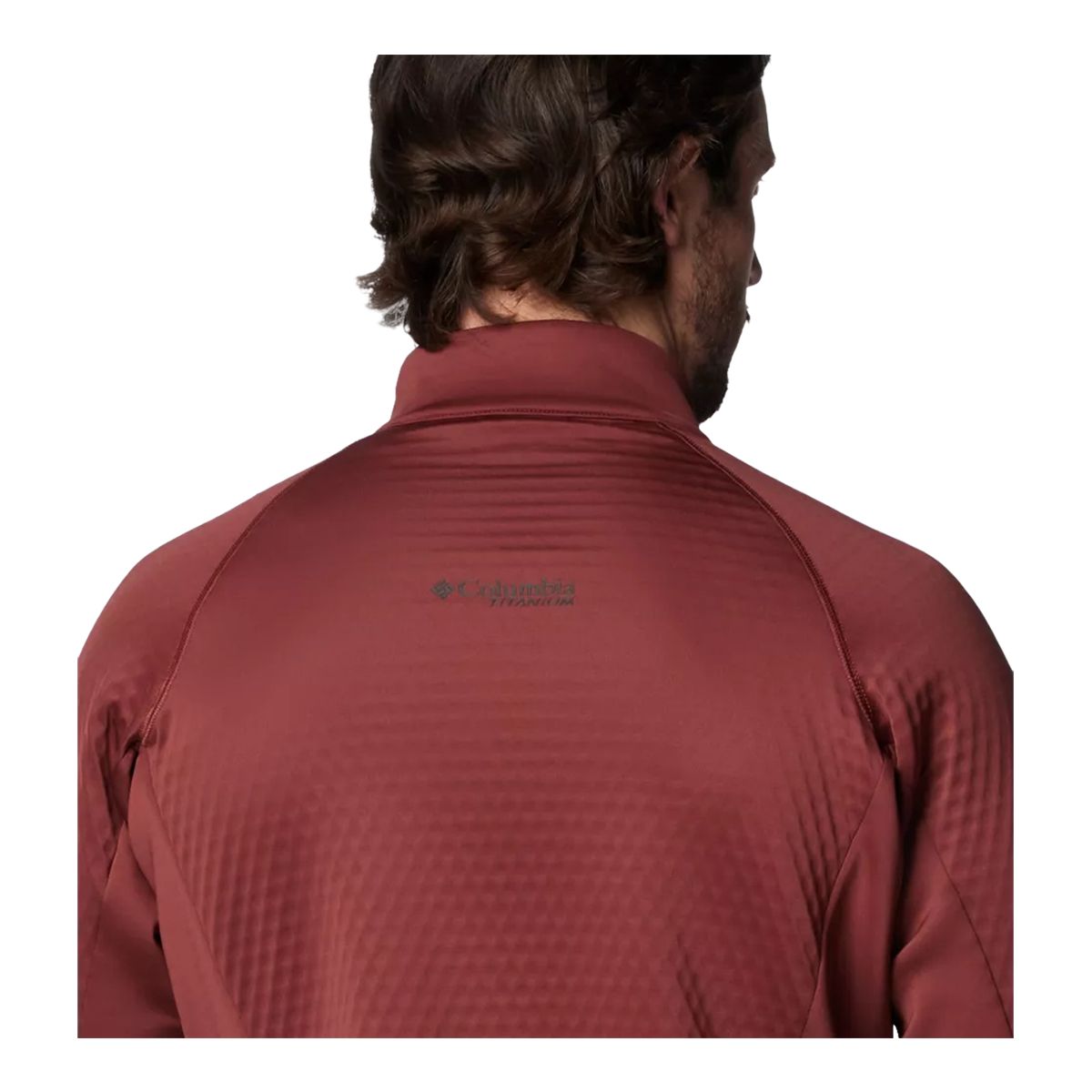 Columbia Men's Crystal Leaf Half Zip Long Sleeve Top