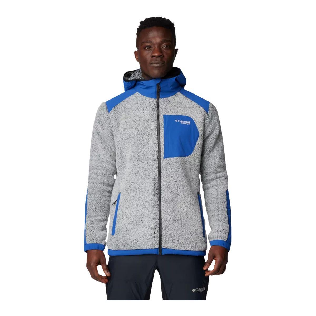 Mens columbia fleece jacket with hood online