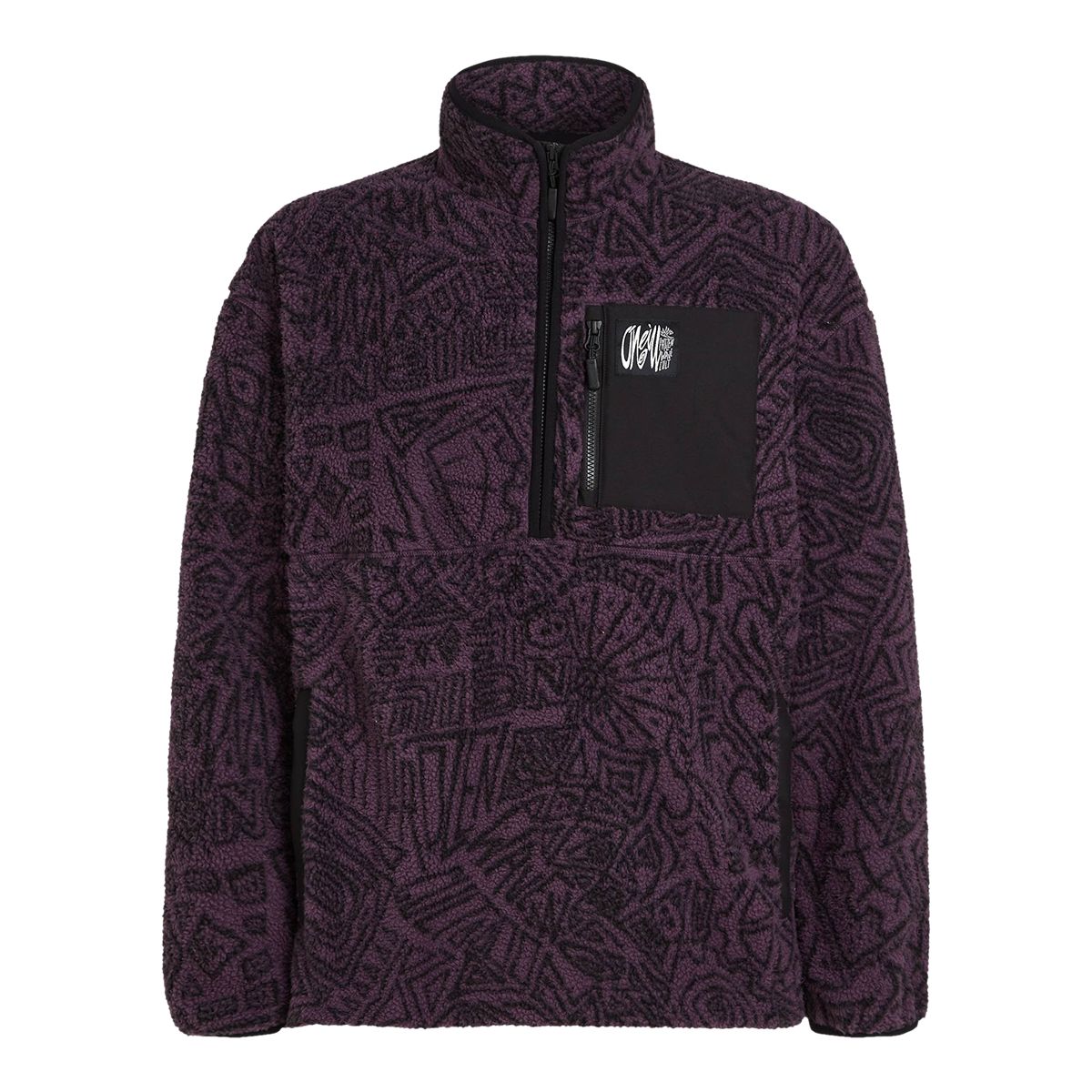 O'Neill Men's Surf Heroes High Pile 1/2 Zip Fleece Top