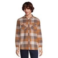 Vans Men's Box Classic Long Sleeve Flannel Shirt Front_Flat