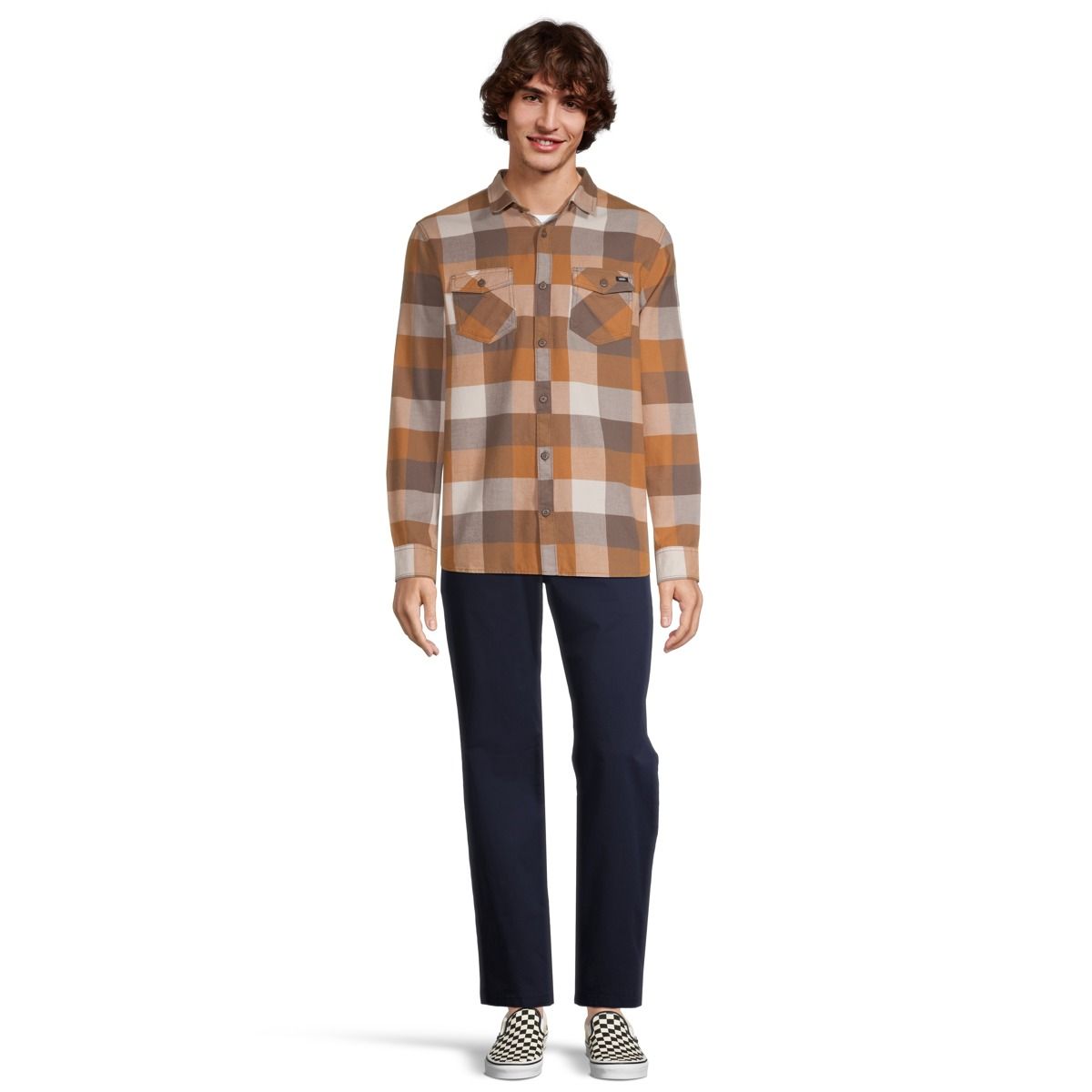 Vans Men's Box Classic Long Sleeve Flannel Shirt