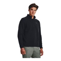 Under Armour Men's Specialist Quarter Zip Long Sleeve Top Front_Angled_Right