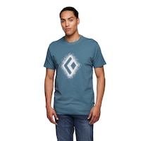 Black Diamond Men's Chalked Up 2.0 T Shirt Front_Angled_Left