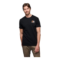 Black Diamond Men's Faded T Shirt Front_Flat