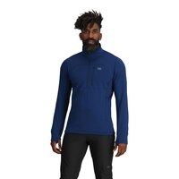 Outdoor Research Men's Vigor Grid Half Zip Top Front_Angled_Left