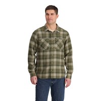 Outdoor Research Men's Feedback Flannel Twill Shirt Front_Flat