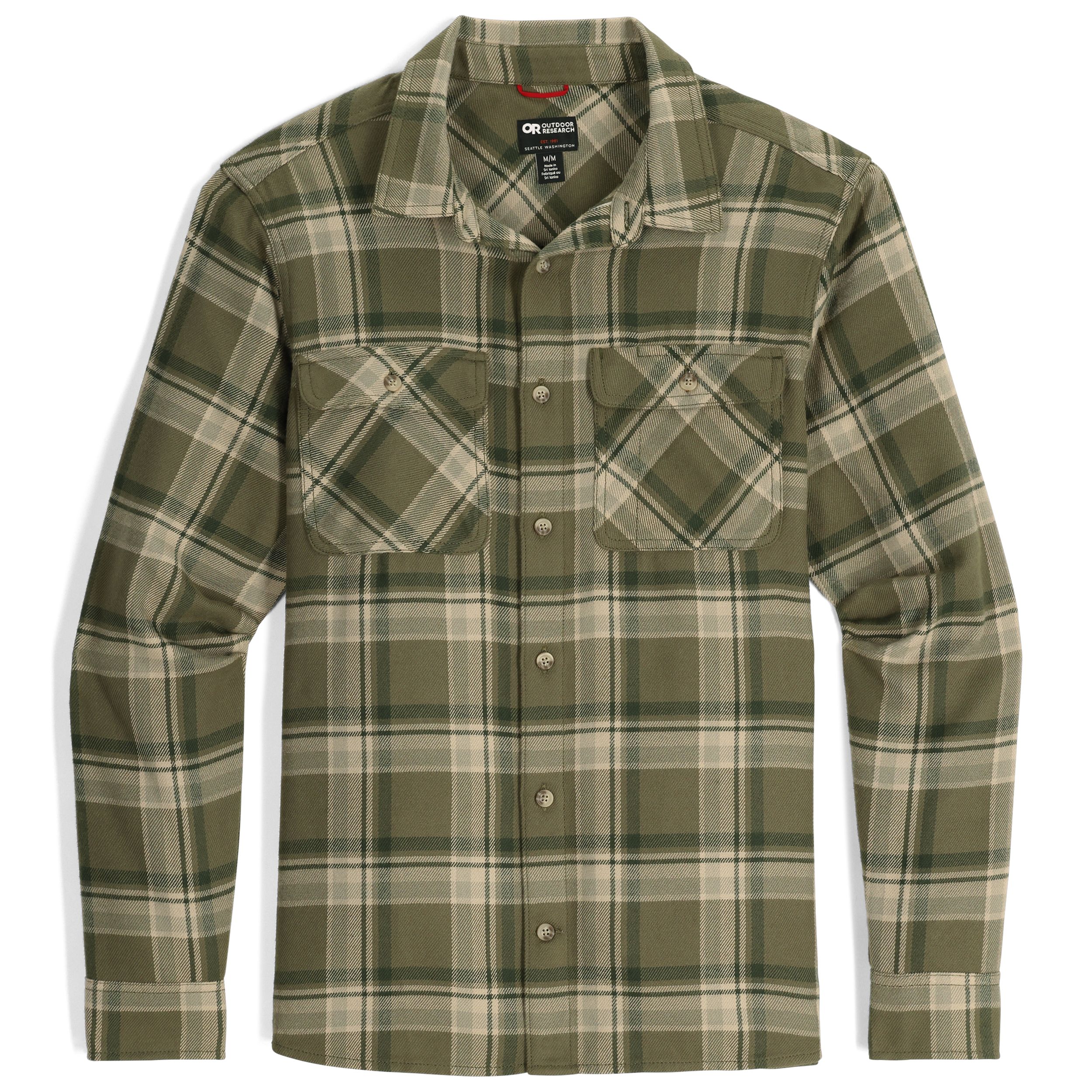 Outdoor Research Men's Feedback Flannel Twill Shirt