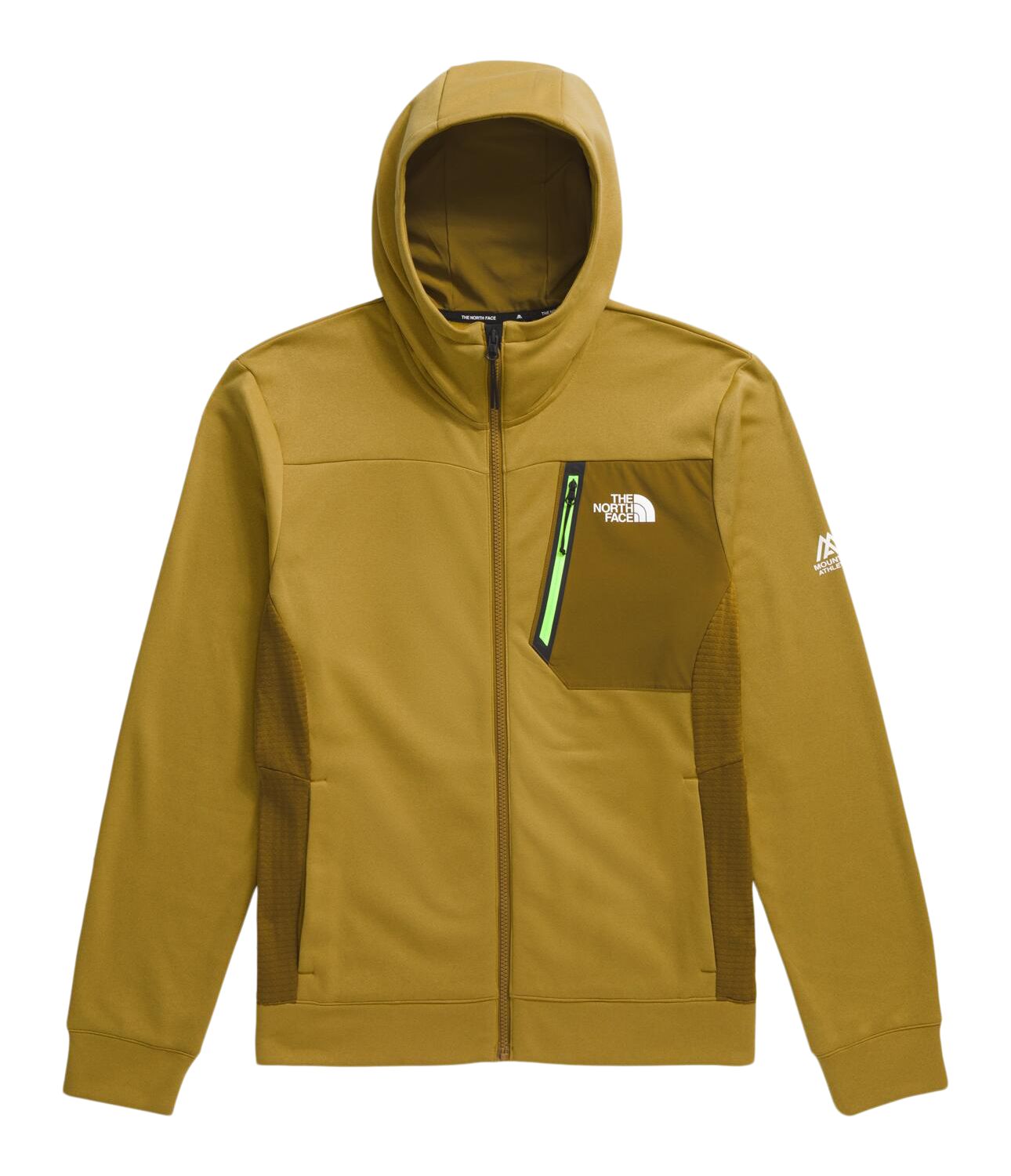 ★★THE NORTH FACE★★ MEN'S MOUNTAIN FLEX JITTIDRIED HERB N The North Face Men's Mountain Athletics Full Zip Hoodie