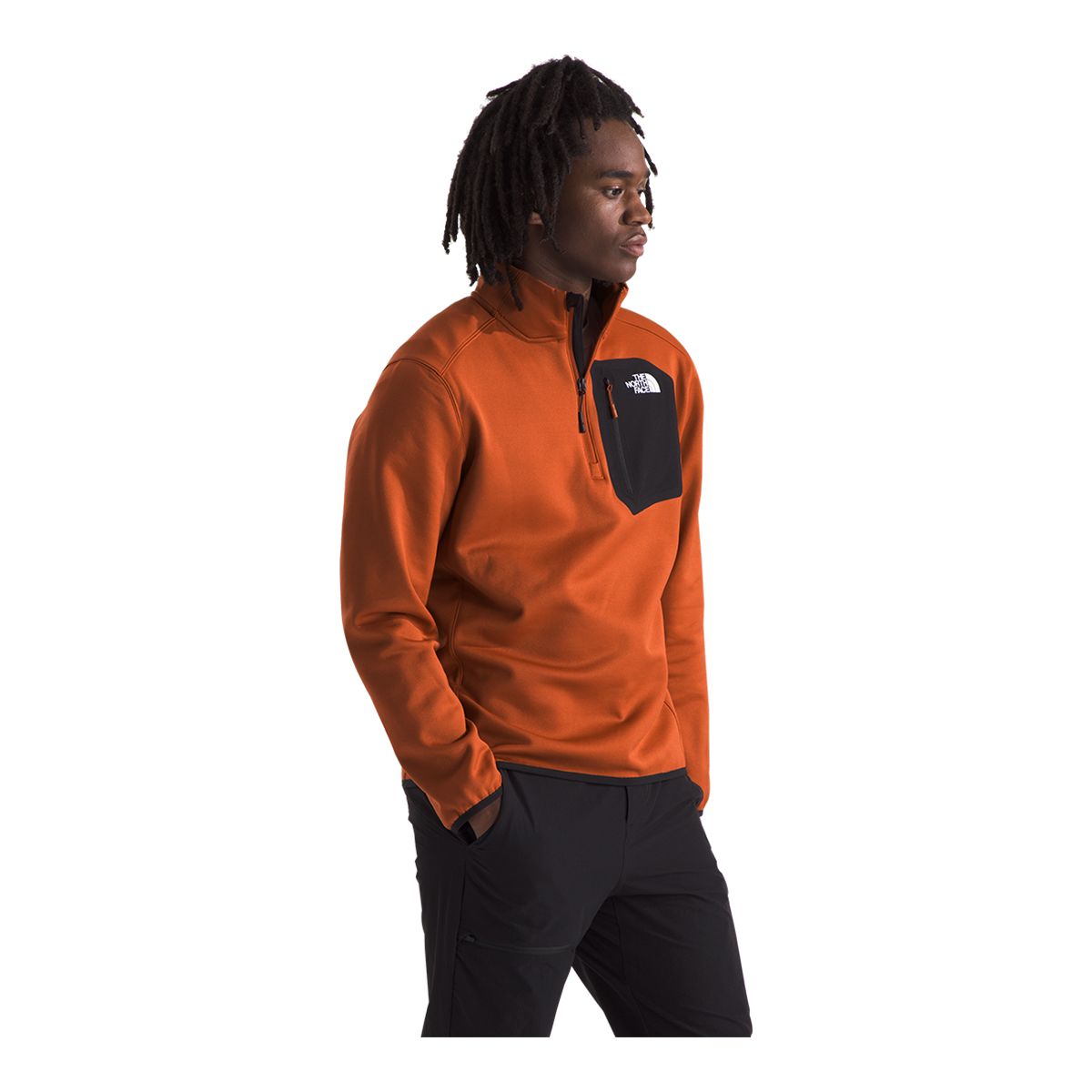 The North Face Men's Crest Quarter Zip Long Sleeve Top